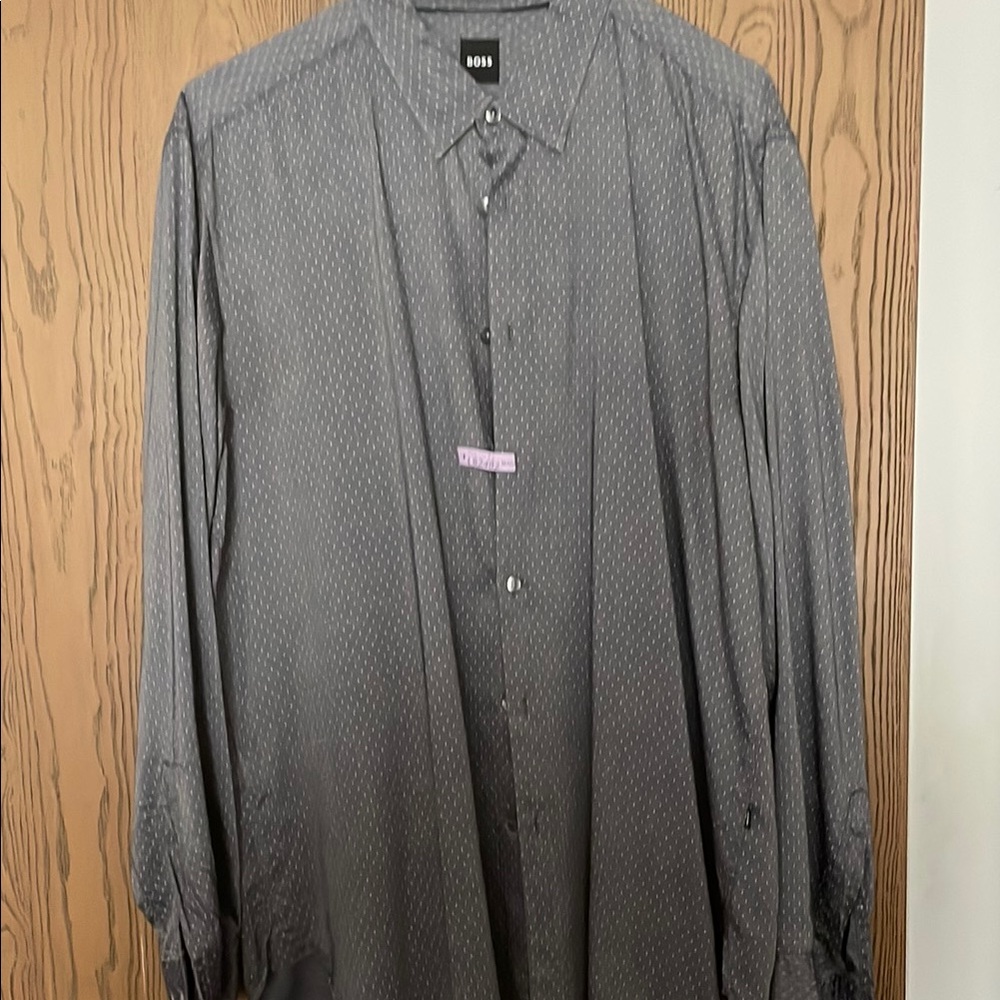 BOSS Gray Men's Shirt